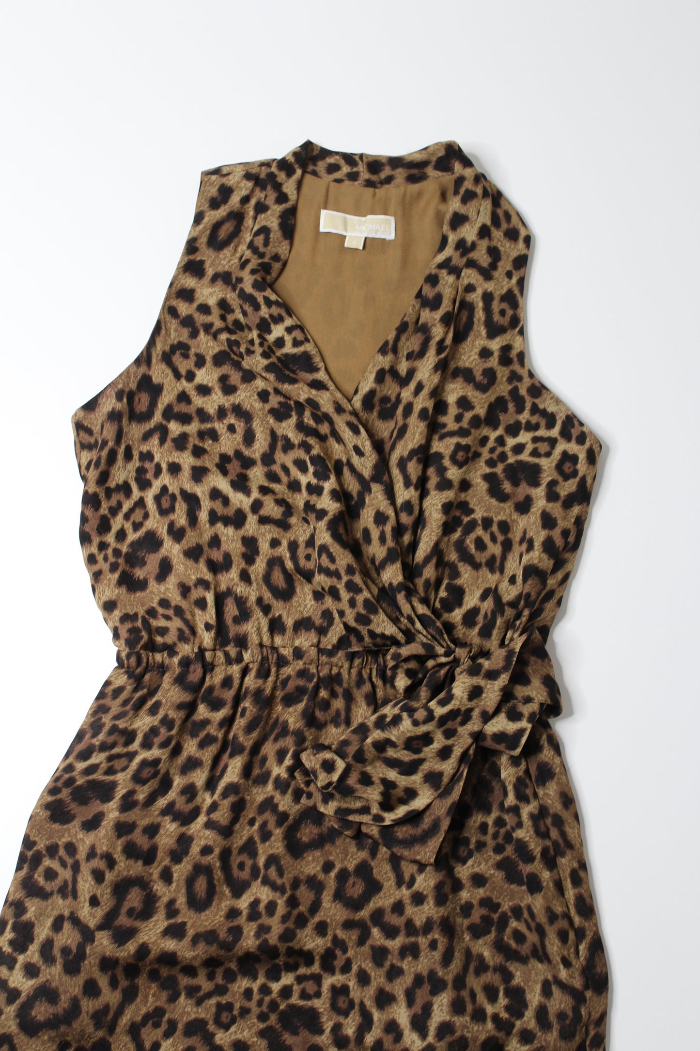 Michael Kors leopard print dress, size 2 (fits like xs) (price reduced: was $58)