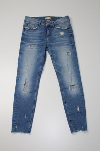Zara distressed skinny jeans, size 4 (additional 50% off)