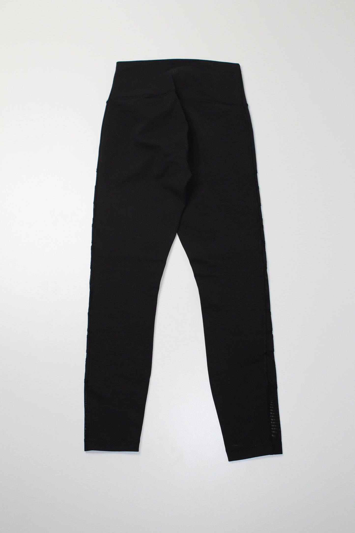 Lululemon black high times legging, size 4 (25”) *tech mesh (price reduced: was $58)