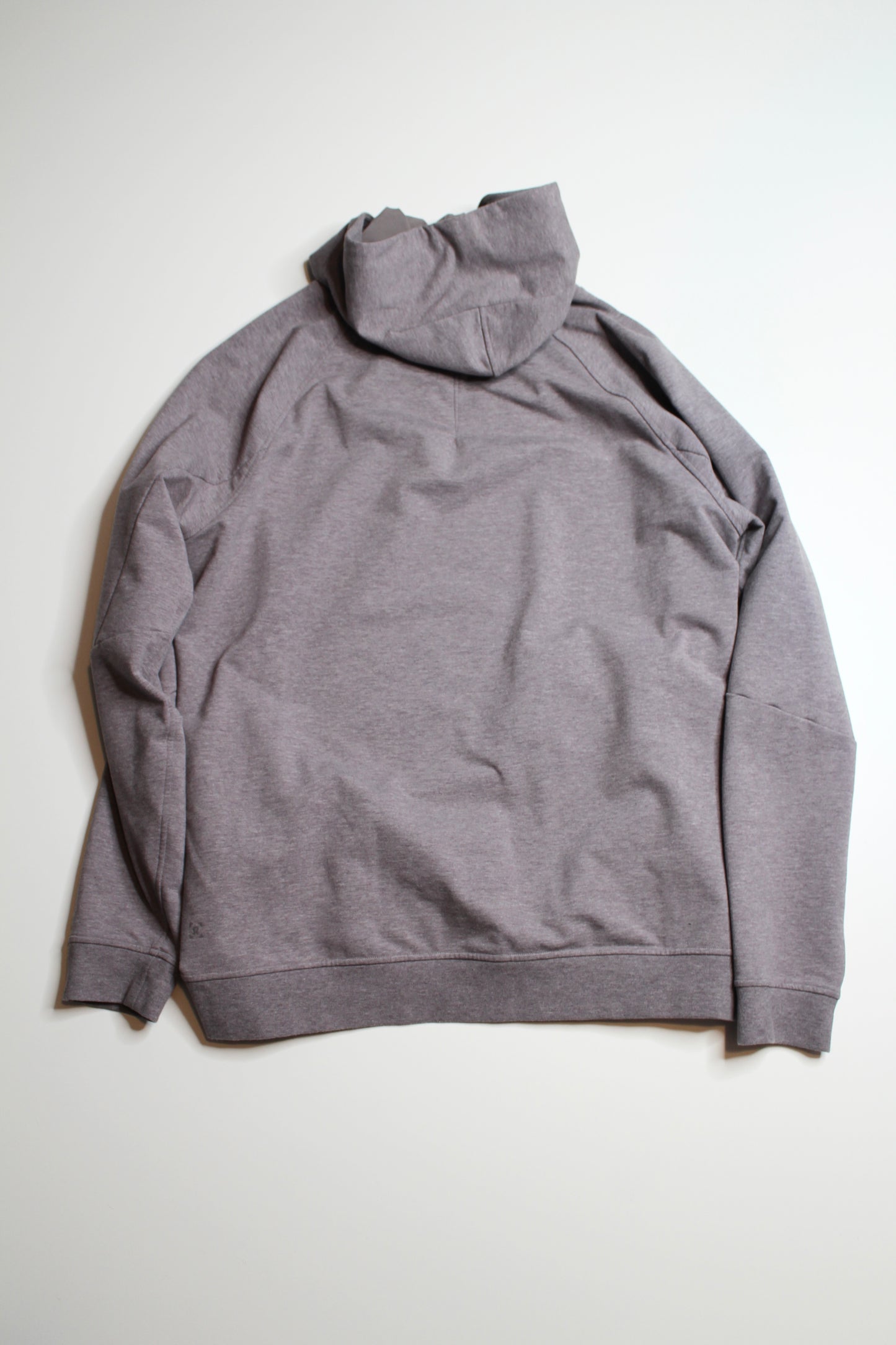 Mens Lulu heathered lunar rock city sweat pullover hoodie, size XL (price reduced: was $48)