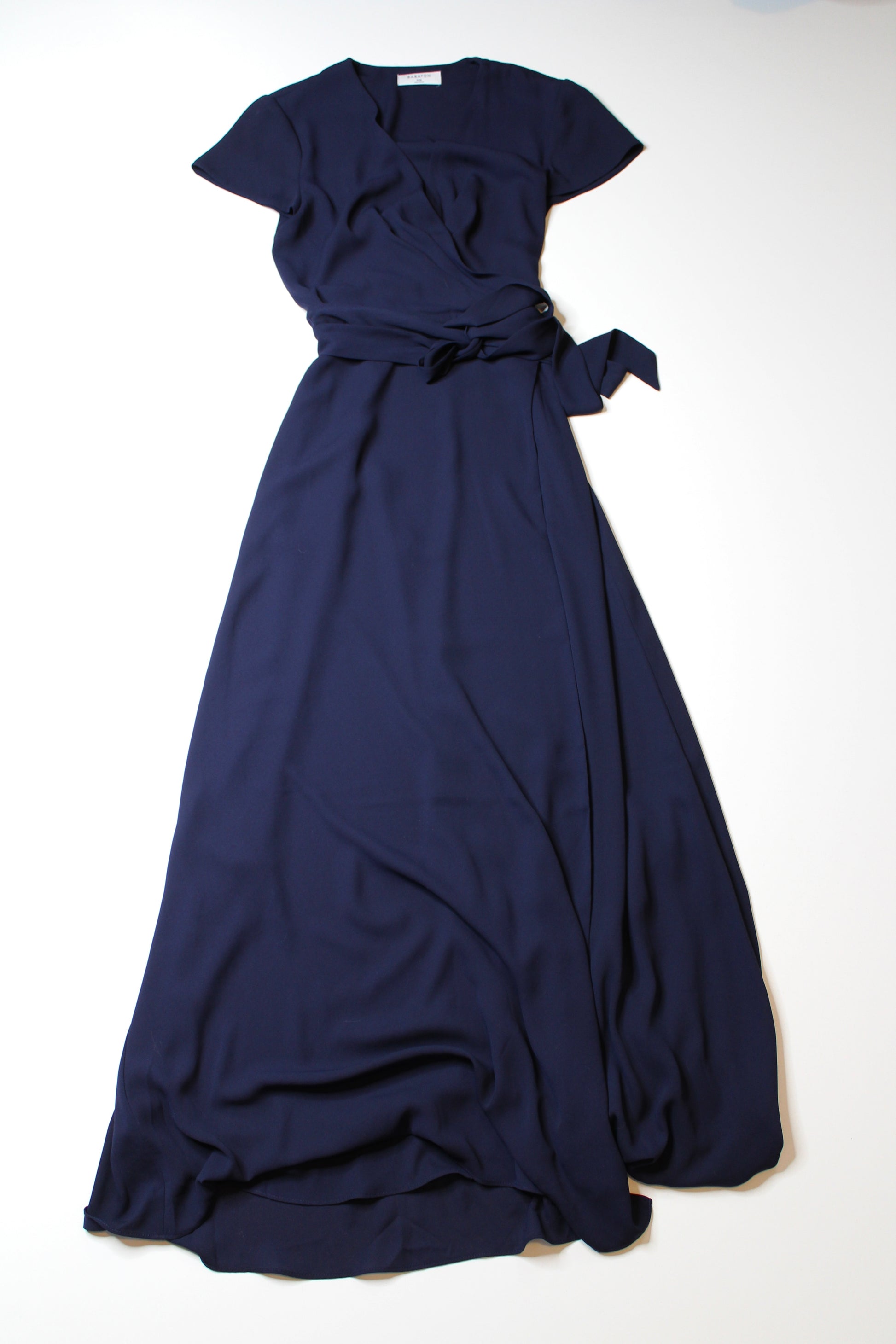 wrap dress aritzia Aritzia Babaton navy wrap dress, size xxs (sale: was $58) – Belle Boutique Consignment