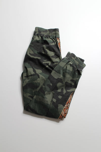 Free People driftwood camo embroidered jogger, size small  (relaxed fit) (price reduced: was $68)