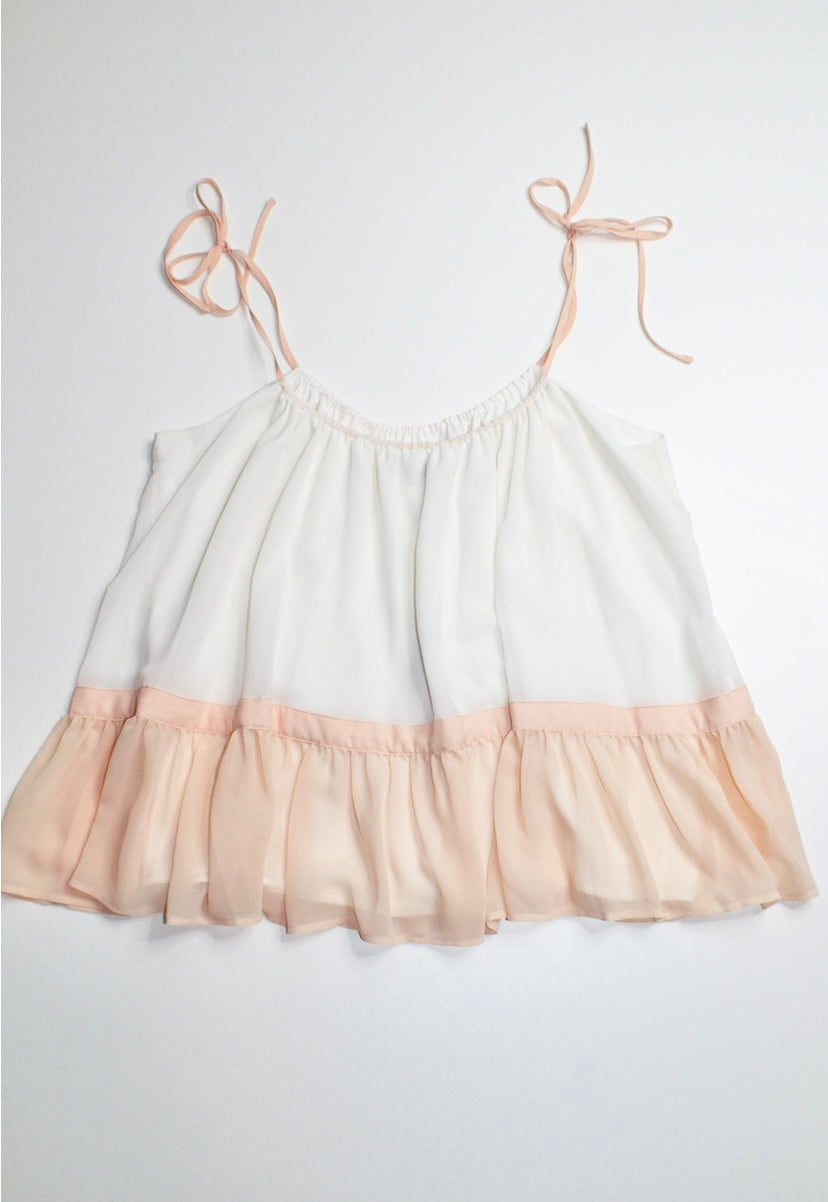 Nordstrom 1 State flowy babydoll tank, size small (loose flowy fit) (additional 50% off)