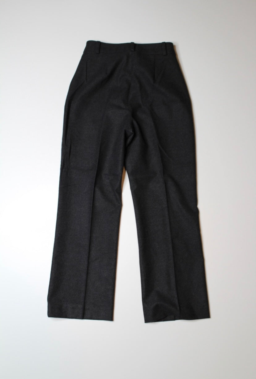 Aritzia Sunday Best dark grey dress pant, size 00 (price reduced: was $48)