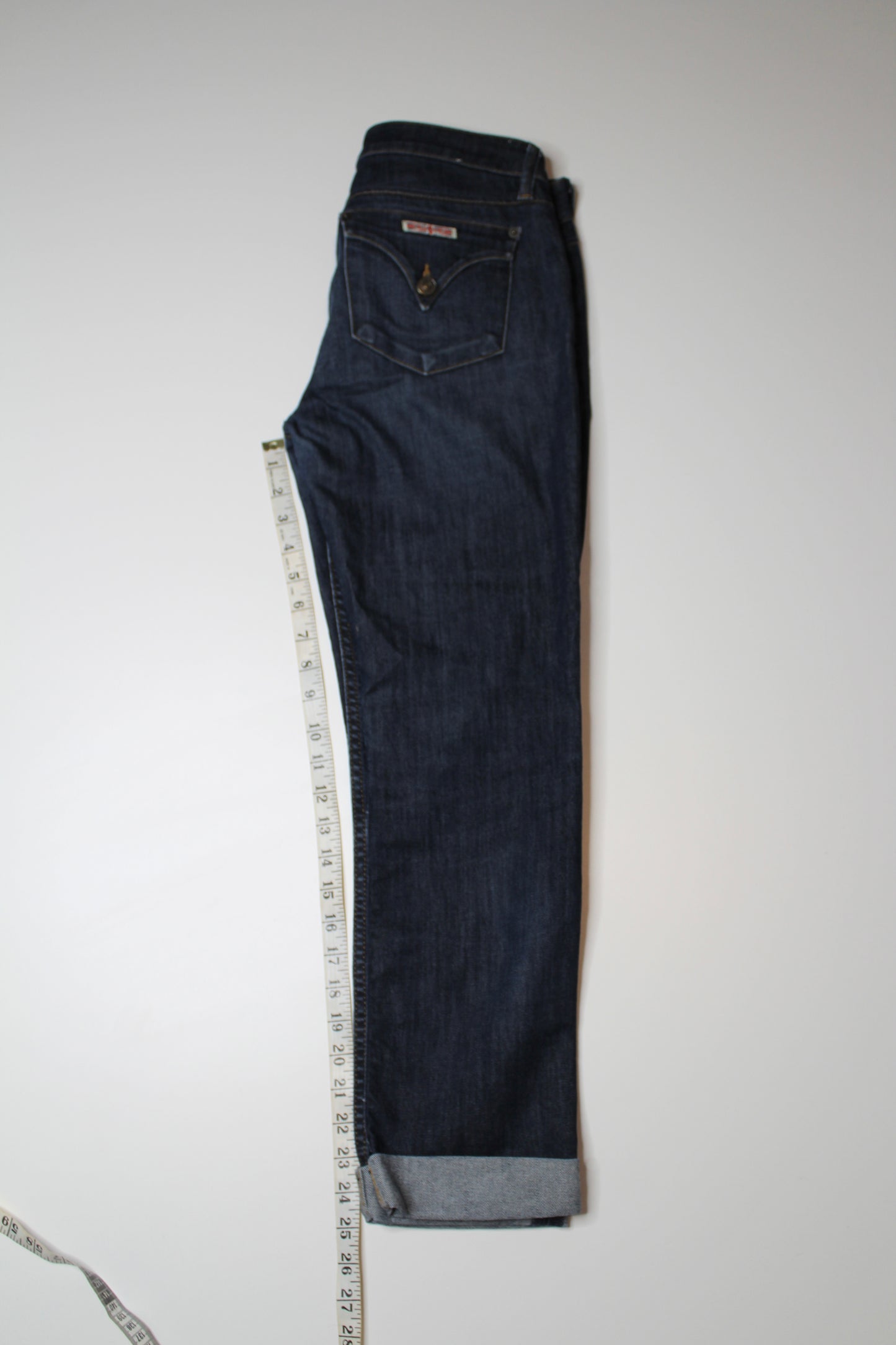 Hudson bacara straight flood cuff jeans, size 27 (price reduced: was $48)