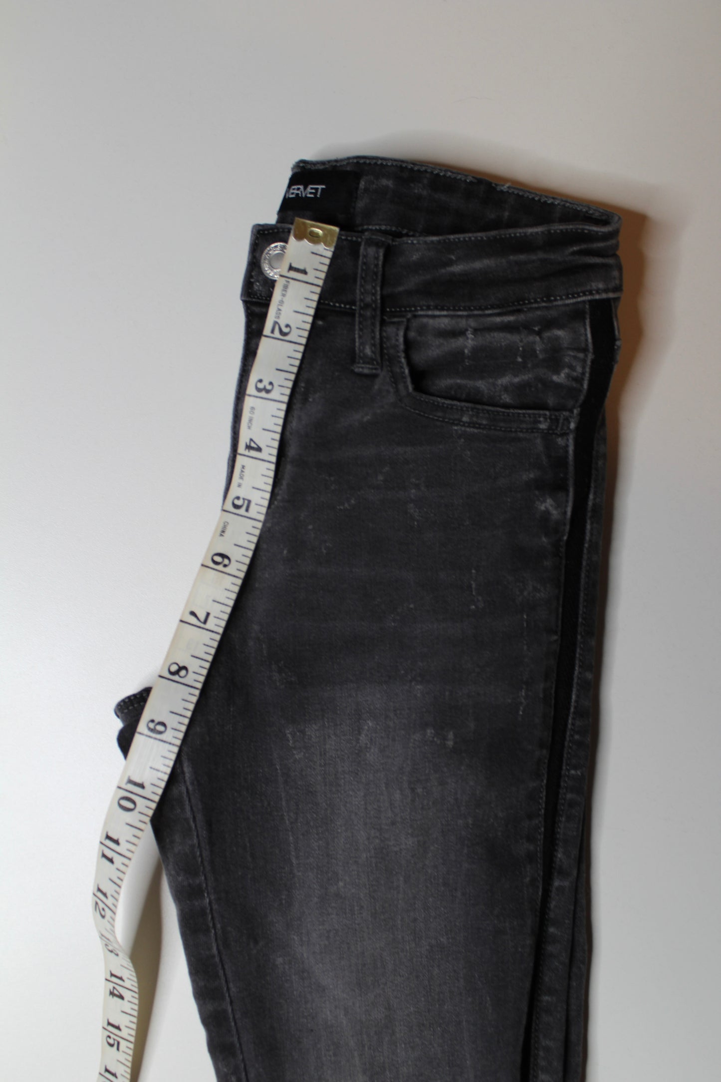 Vervet grey wash ankle skinny jeans, size 24  (price reduced: was $25)