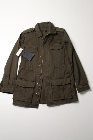 Aritzia talula olive monterey utility jacket, size xxs *new with tags (loose fit) fits xxs/xs (additional 50% off)