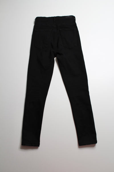 Citizens of Humanity black carlie high rise skinny jeans, size 24 (additional 50% off)