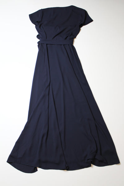 Aritzia babaton navy wrap dress, size xxs (price reduced: was $58)