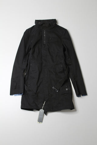 G-Star Raw black florence trench coat, size xs (slim fit) *new with tags (additional 20% off)