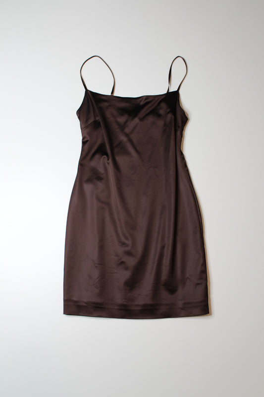 Aritzia TEN by babaton rich mocha passion dress, size 6 (additional 30% off)